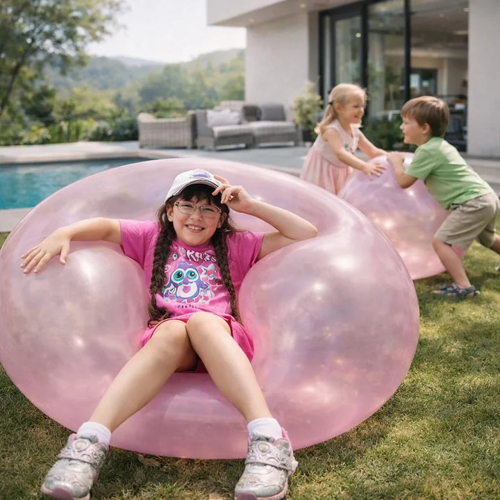 Aufblasbarer, robuster Gummiball für Kinder; perfektes Strandspielzeug für unendlichen Spielspaß.