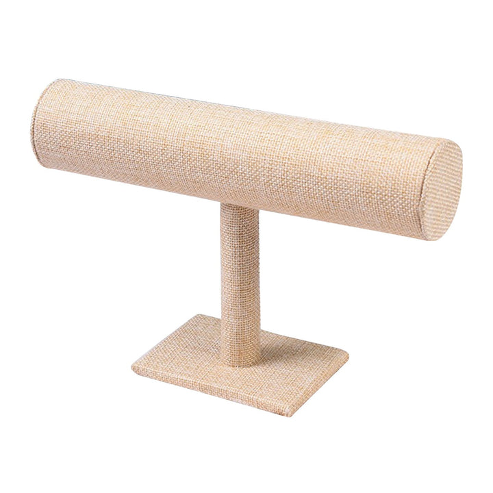 Samtiger T-Bar Schmuckhalter, ideal als Geschenkidee und um Ketten, Armbänder übersichtlich zu zeigen.