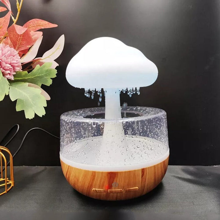 Zen Regenwolke Aroma-Diffusor & Luftbefeuchter. Ideal für Entspannung, Aromatherapie & verbesserte Raumluft.
