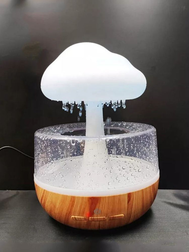 Multifunktionaler Regenwolke Luftbefeuchter & Aroma-Diffusor für gesunde Luft, Aromatherapie & ruhige Zen-Atmosphäre.